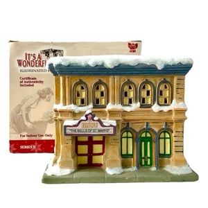 IT'S A WONDERFUL LIFE, BIJOU THEATRE, ILLUMINATED VILLAGE